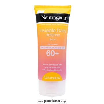لوسیون ضد آفتاب روزانه بی رنگ فاقد اکسی بنزن نوتروژنا +SPF 60