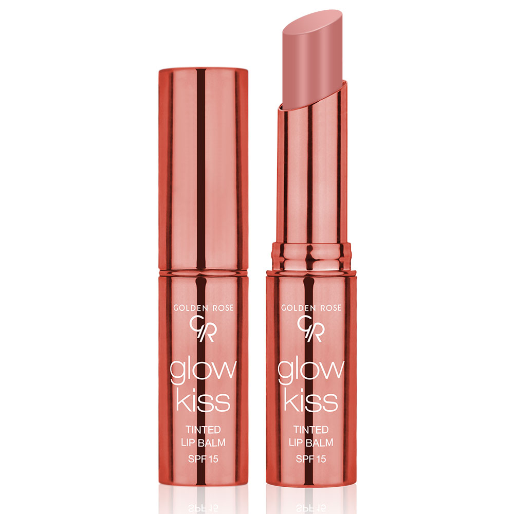 بالم لب ( تینت ) رنگی GLOW KISS گلدن رز حاوی SPF15