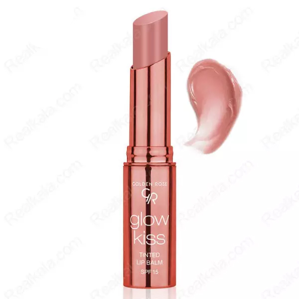 بالم لب ( تینت ) رنگی GLOW KISS گلدن رز حاوی SPF15