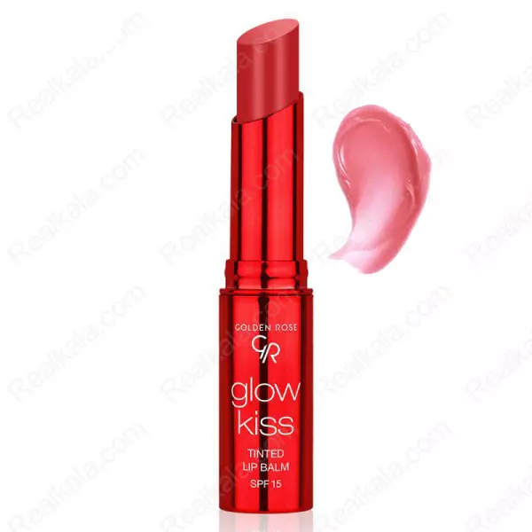 بالم لب ( تینت ) رنگی GLOW KISS گلدن رز حاوی SPF15