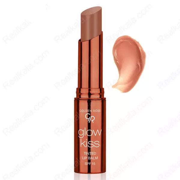 بالم لب ( تینت ) رنگی GLOW KISS گلدن رز حاوی SPF15